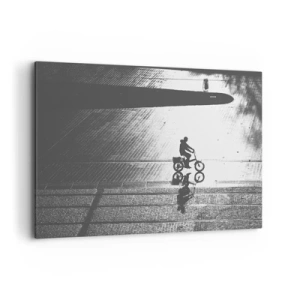 Quadro em tela - Em frente, pela cidade - 100x70 cm