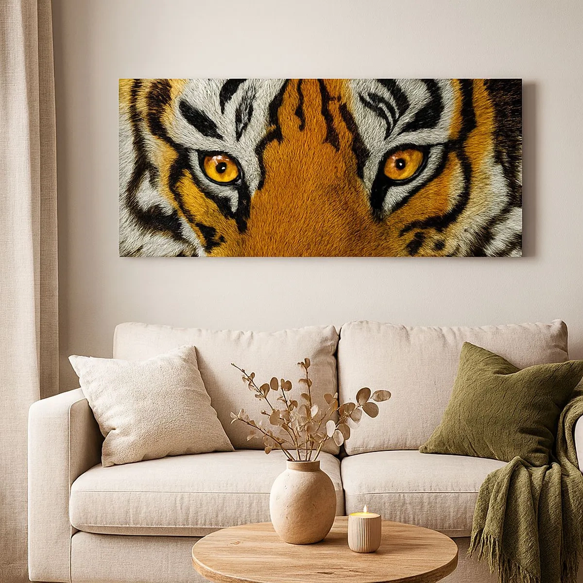 Quadro em tela - Perigoso e bonito - 100x40 cm