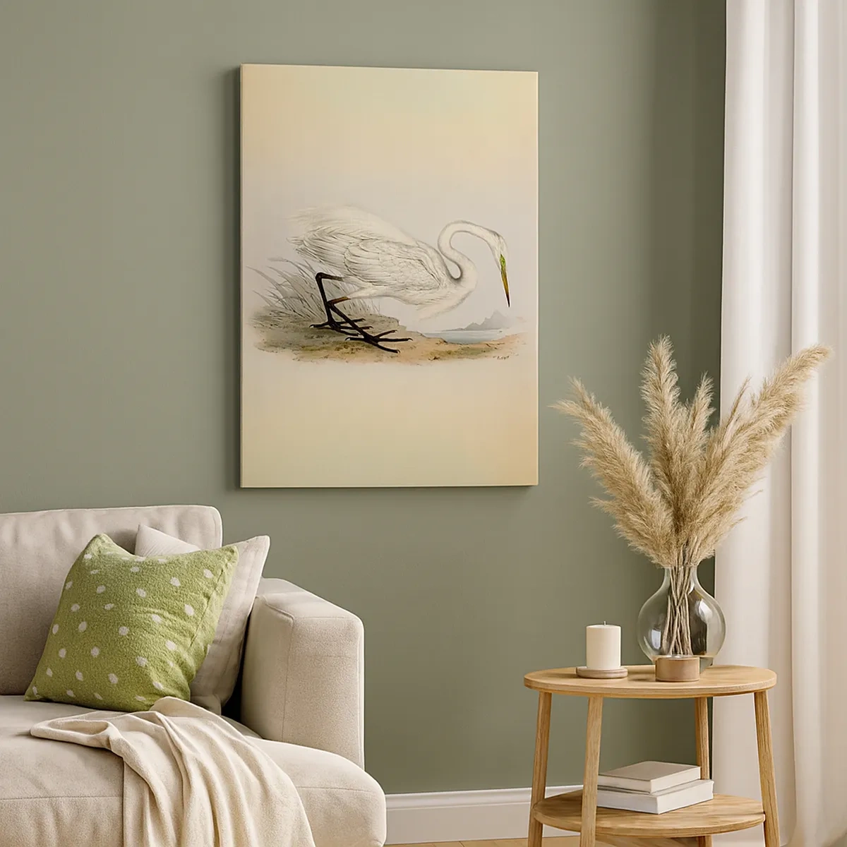 Quadro em tela - A senhora nos juncos - 50x70 cm