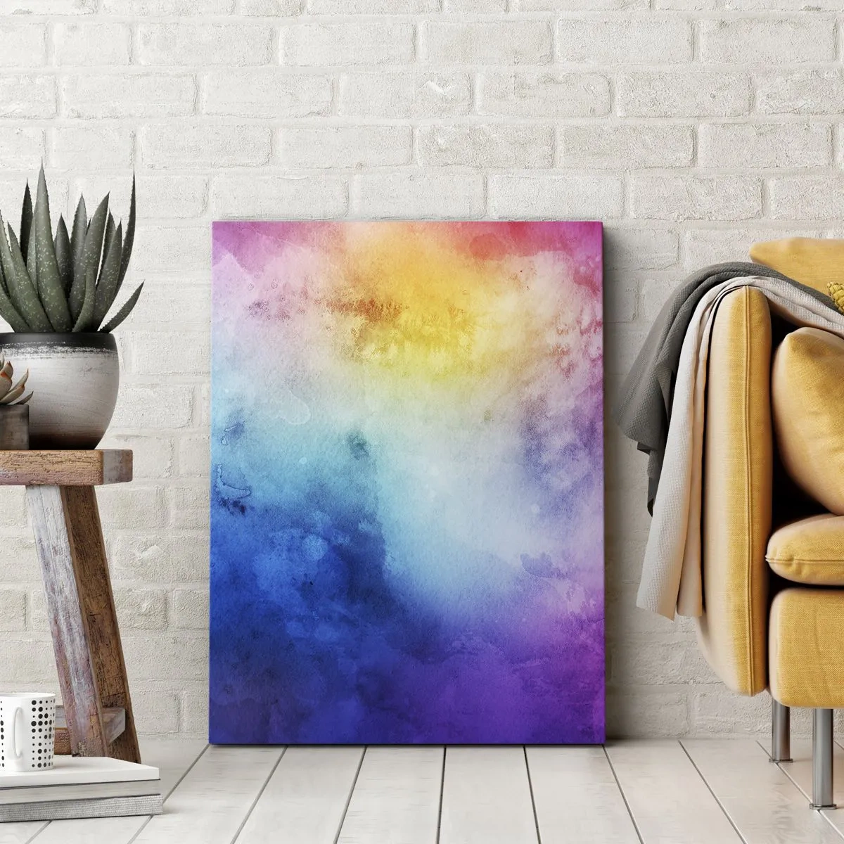 Quadro em tela - Quase no sétimo céu - 45x80 cm