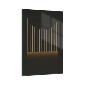 Quadro em vidro - Explorar a escuridão - 80x120 cm