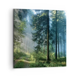 Quadro em tela - Radiante de manhã - 60x60 cm