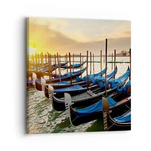 Quadro em tela - Antes que o burburinho chegue - 30x30 cm