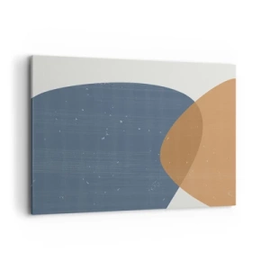 Quadro em tela - Ovais e influências - 100x70 cm