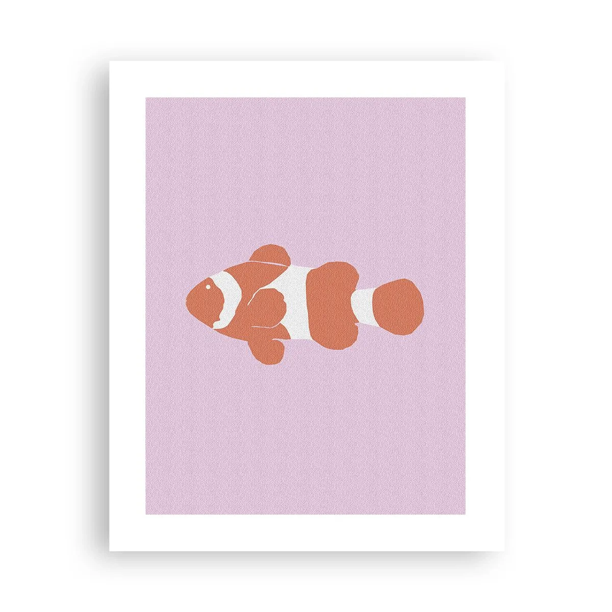 Pôster - Em coral no rosto e na cauda - 40x50 cm