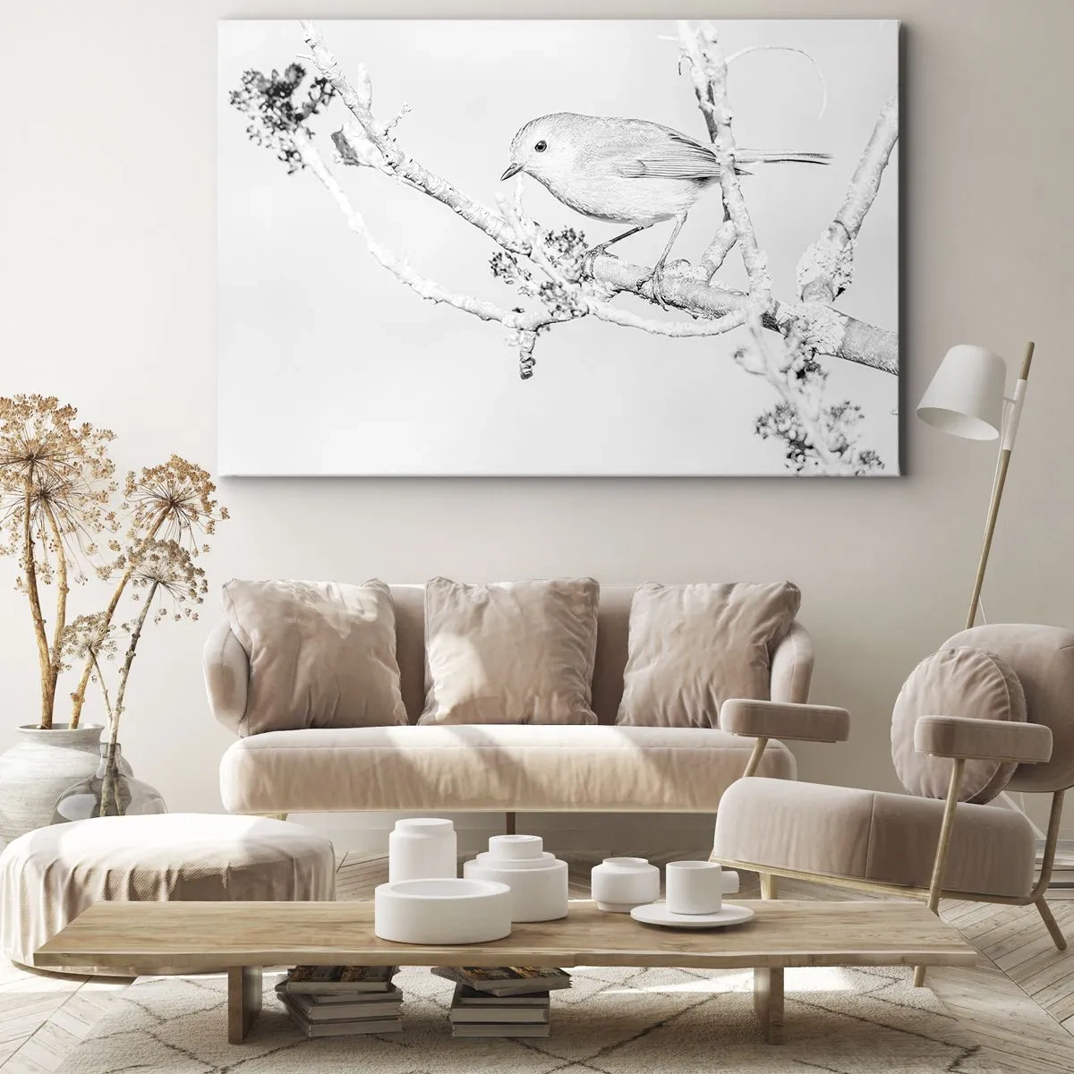 Quadro em tela - Manhã de inverno - 100x70 cm