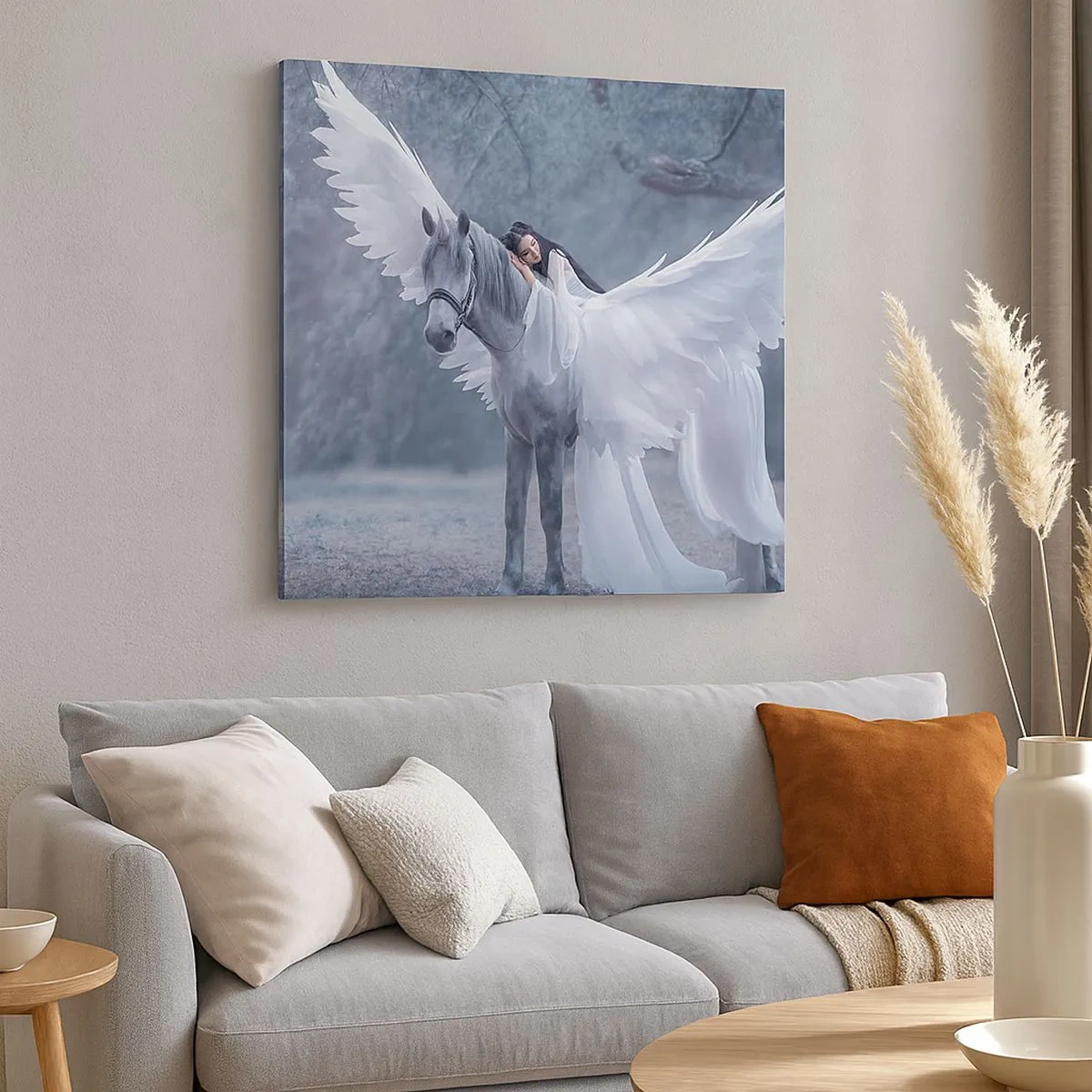 Quadro em tela - Momento inspirado - 30x30 cm