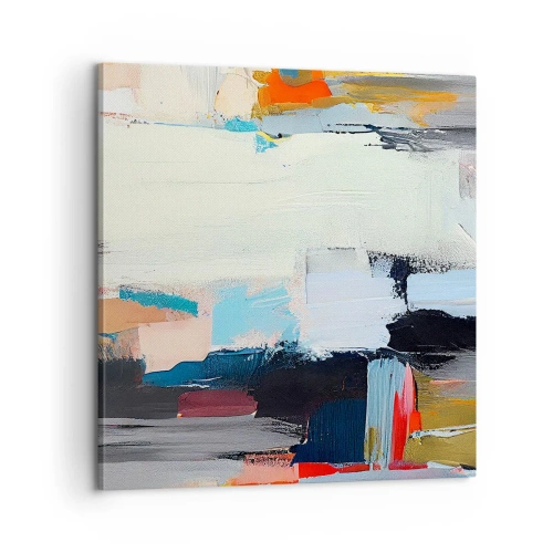 Quadro em tela - Há um método? - 60x60 cm