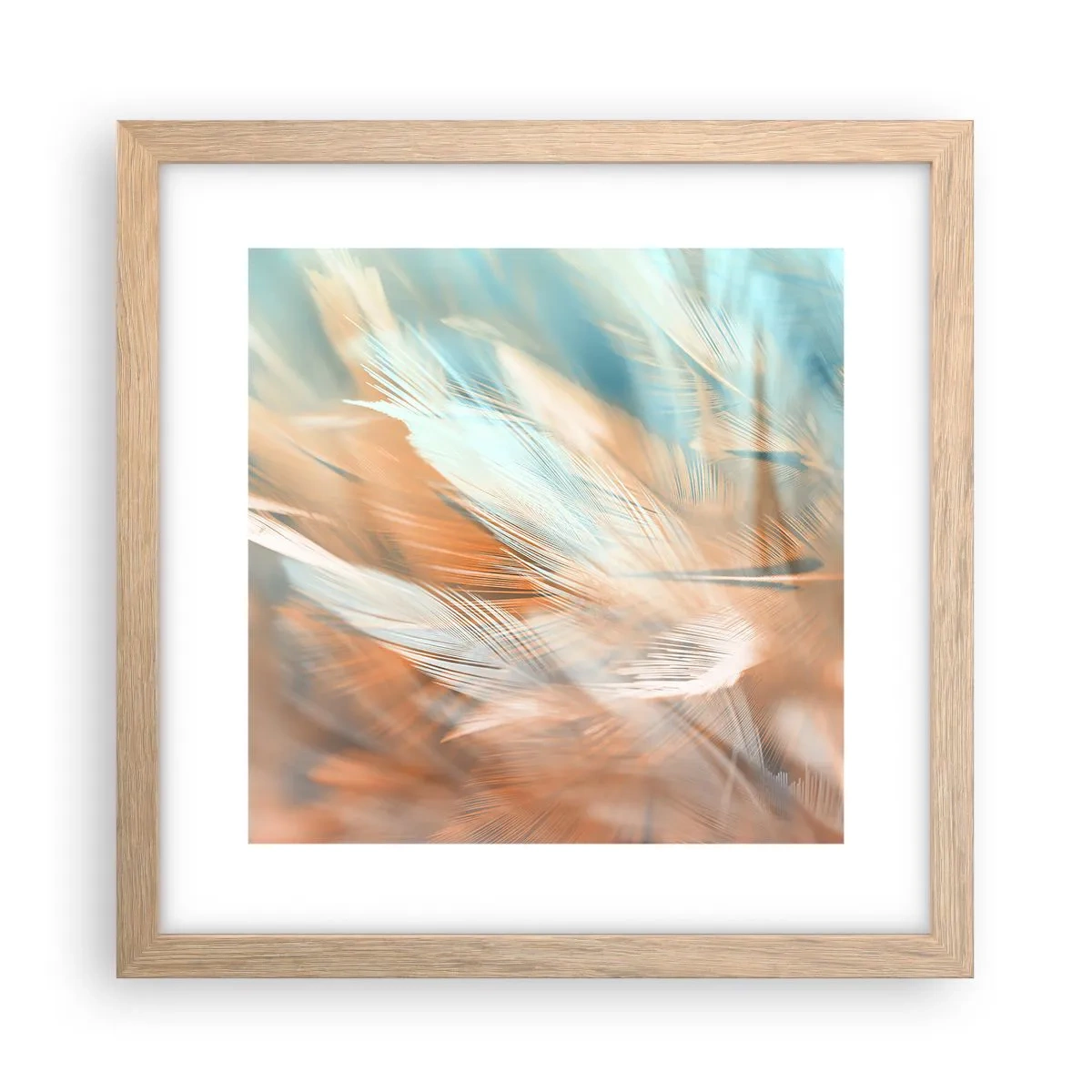 Pôster com moldura de carvalho claro - Na terra da gentileza - 30x30 cm