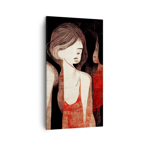 Quadro em tela - Madonas das trevas - 45x80 cm