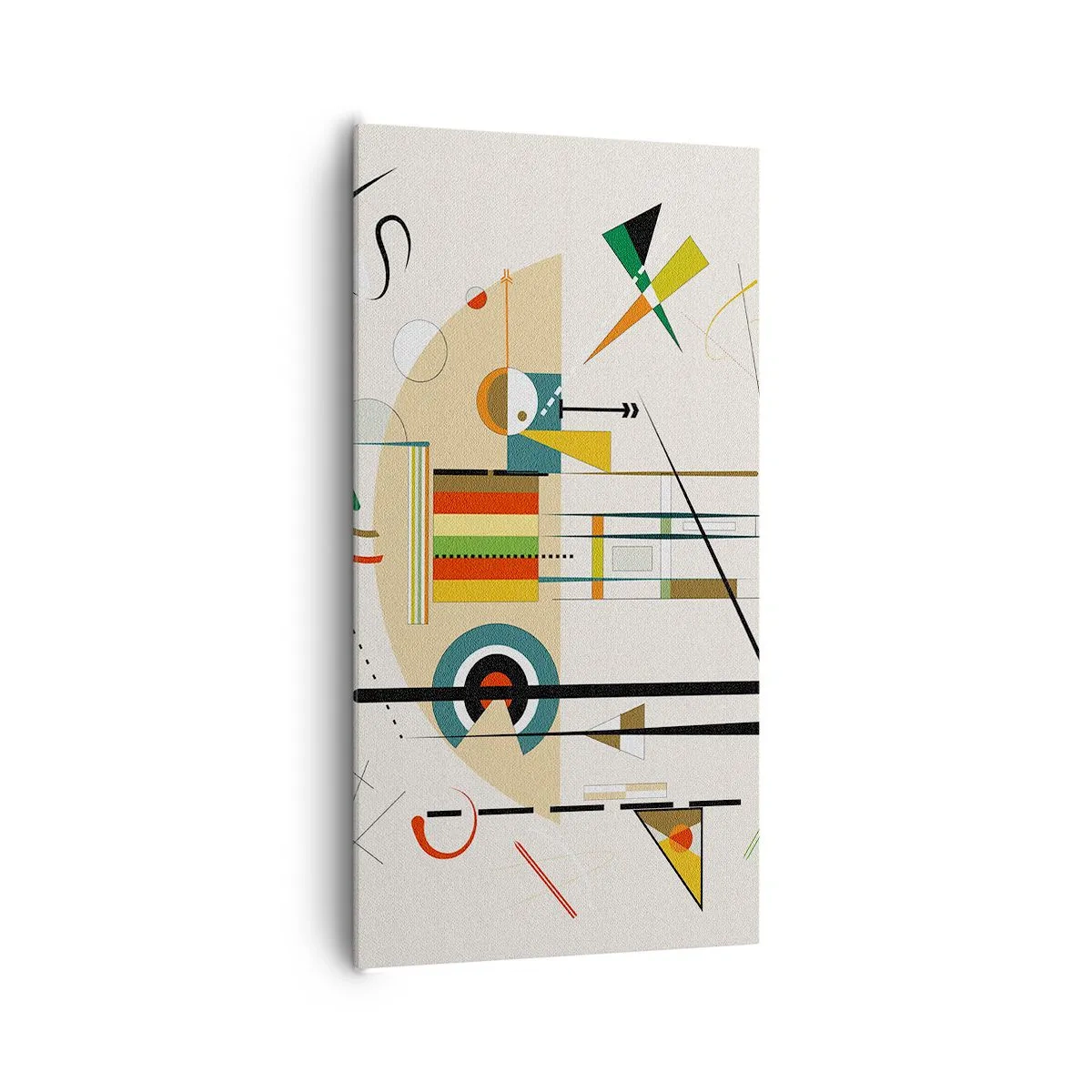 Quadro em tela - E o mundo ri - 65x120 cm