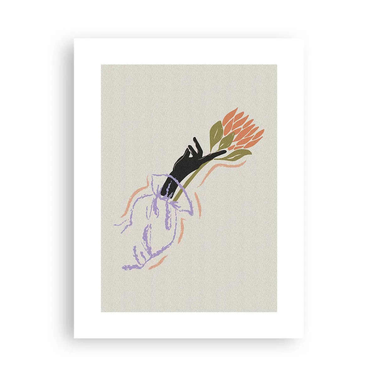 Pôster - Toque fraterno - 30x40 cm