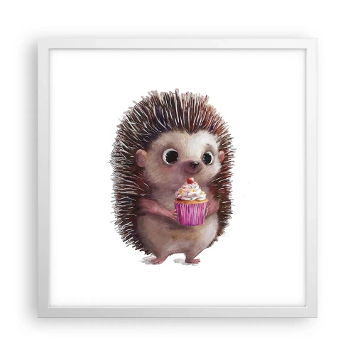 Pôster em moldura branca - A celebração é diária - 40x40 cm