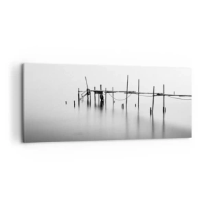 Quadro em tela - E se o mundo não existe? - 100x40 cm