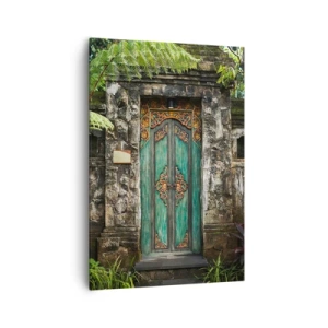Quadro em tela - Portas para um mundo exótico - 70x100 cm