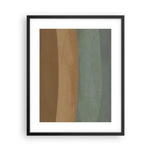 Pôster com moldura preta - Composição horizontal - 40x50 cm