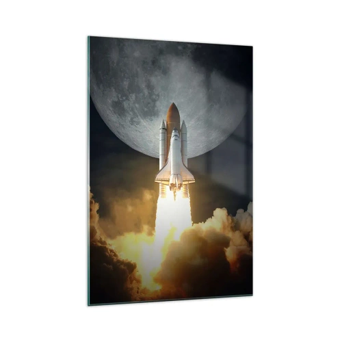 Quadro em vidro - O início de uma aventura sobrenatural - 70x100 cm