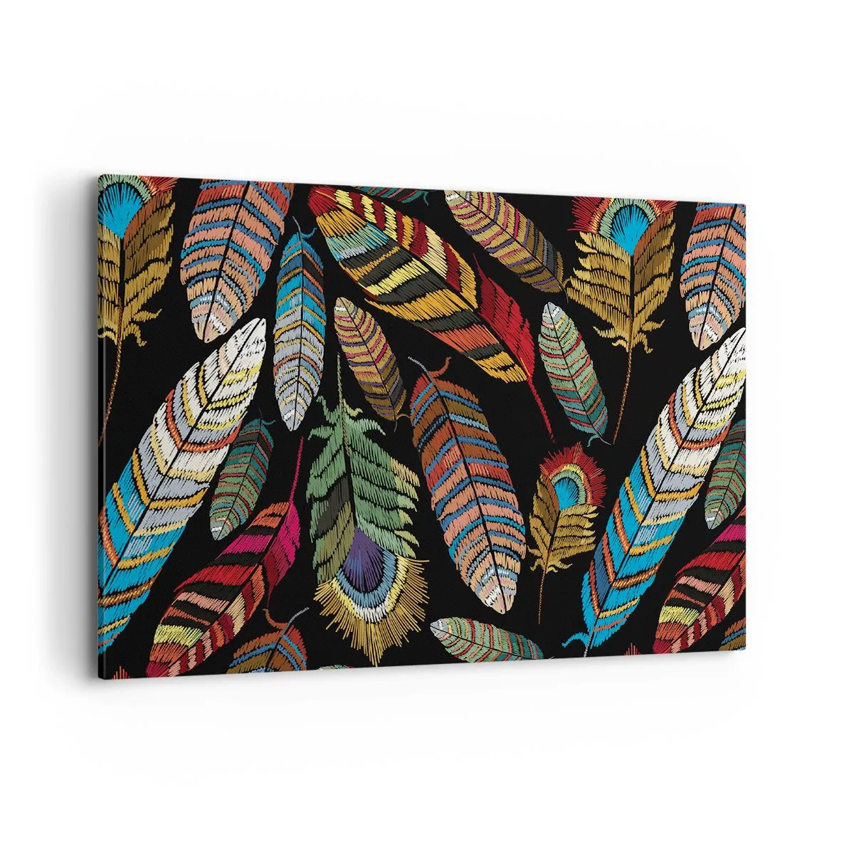 Quadro em tela - O carnaval dos pássaros - 100x70 cm