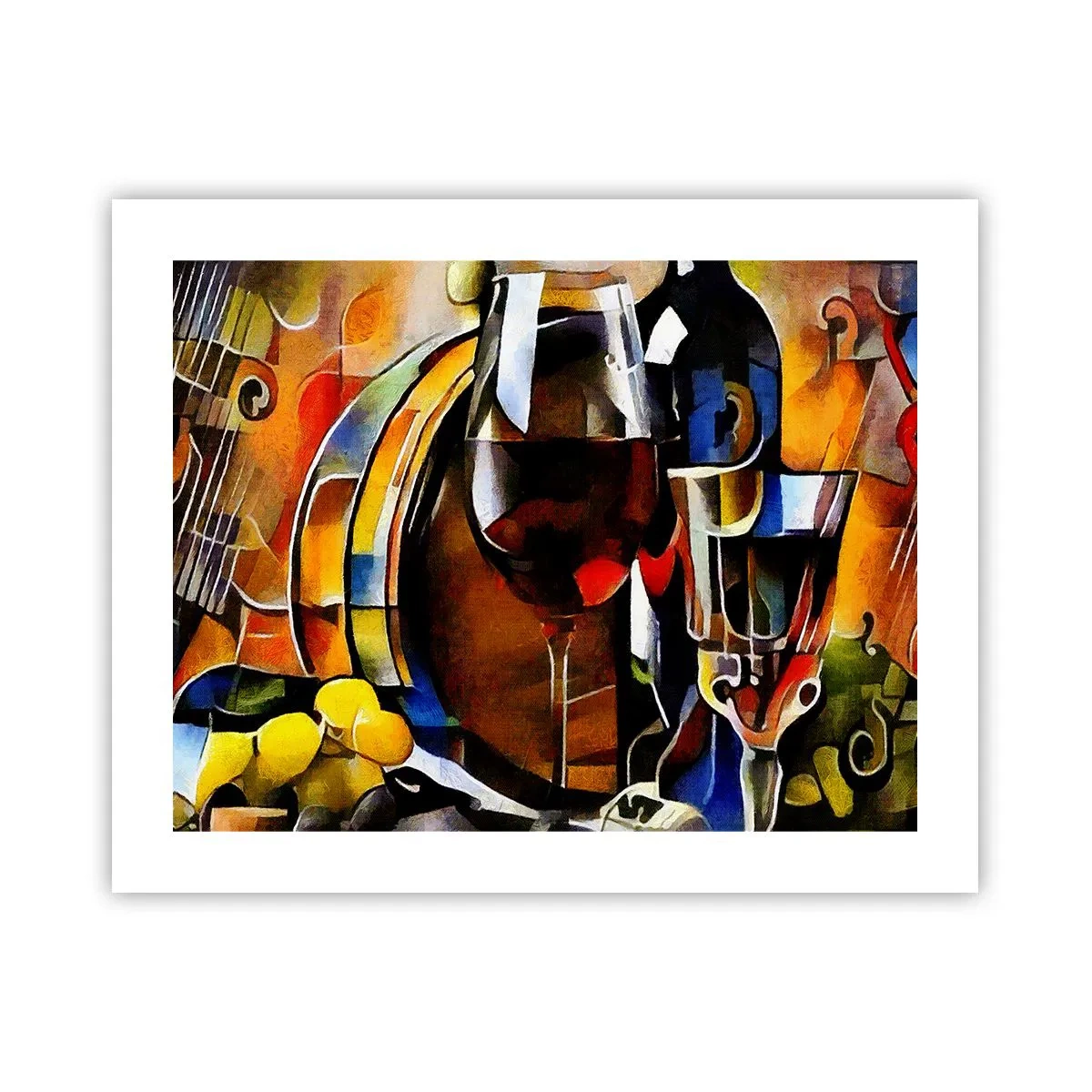 Pôster - E o mundo ganha cor - 50x40 cm