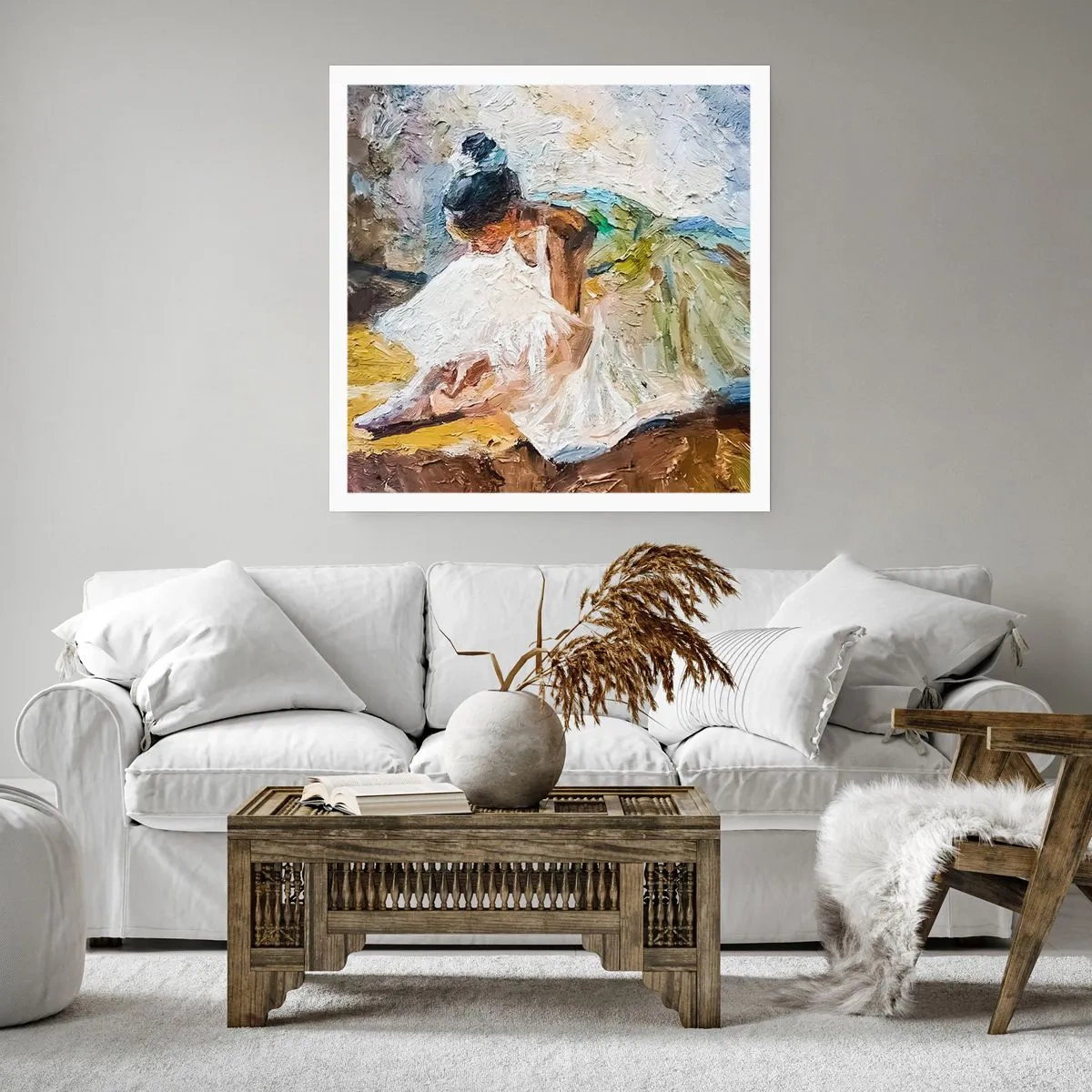 Pôster - Do quadro de Degas - 40x40 cm