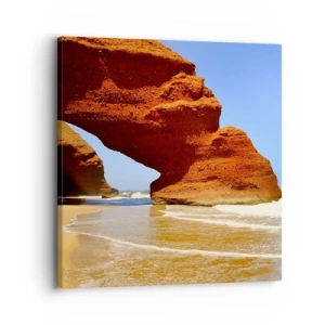 Quadro em tela - Água e vento por milhares de anos - 30x30 cm