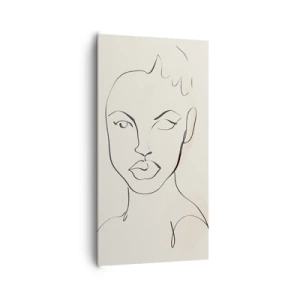Quadro em tela - Esboço da sensualidade - 65x120 cm