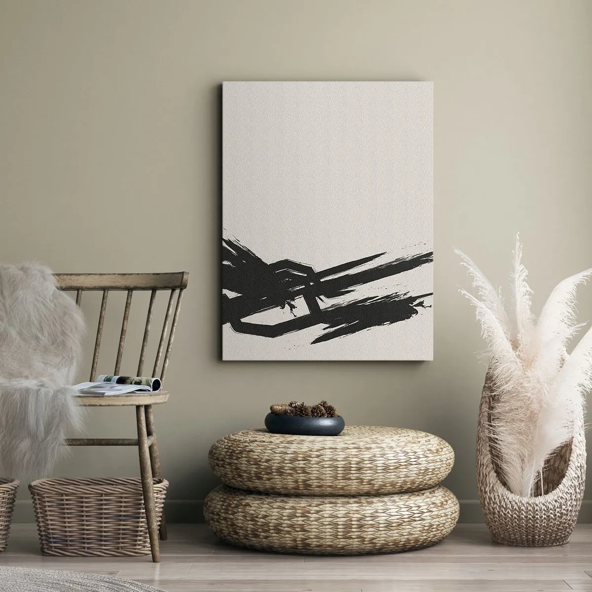 Quadro em tela - Corrida imparável - 55x100 cm