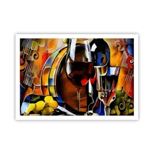 Pôster - E o mundo ganha cor - 100x70 cm