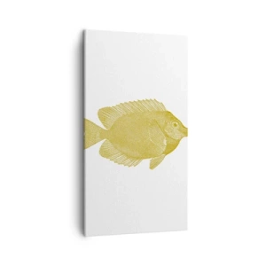 Quadro em tela - Peixe e pronto - 45x80 cm