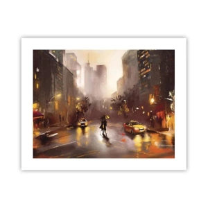 Pôster - Nas luzes de Nova Iorque - 50x40 cm