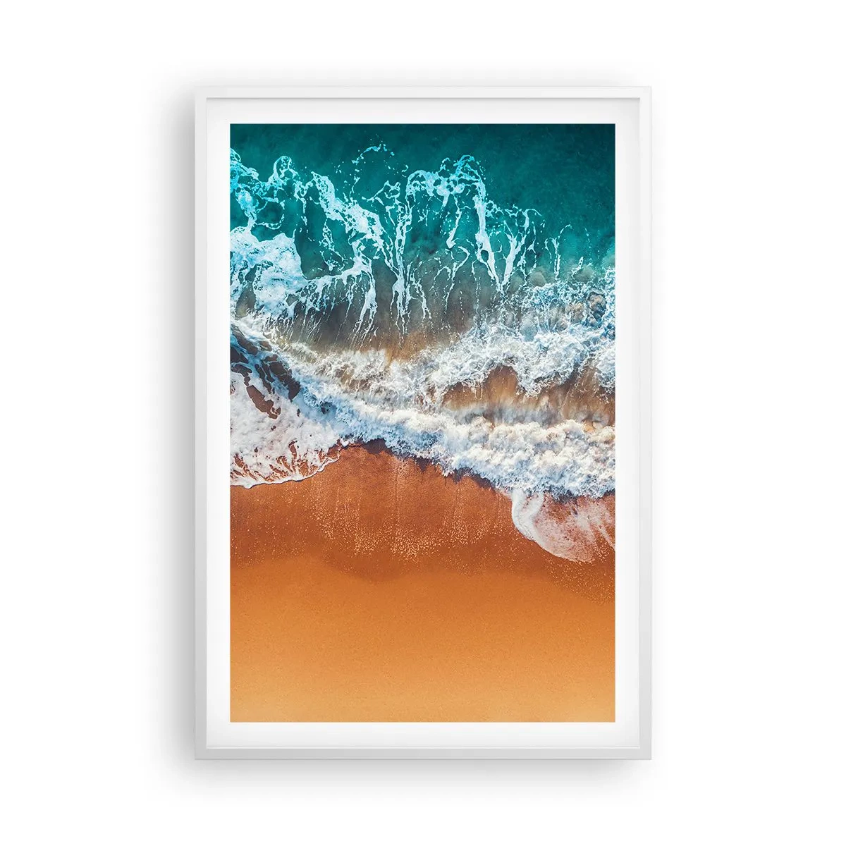 Pôster em moldura branca - Sempre em par - 61x91 cm