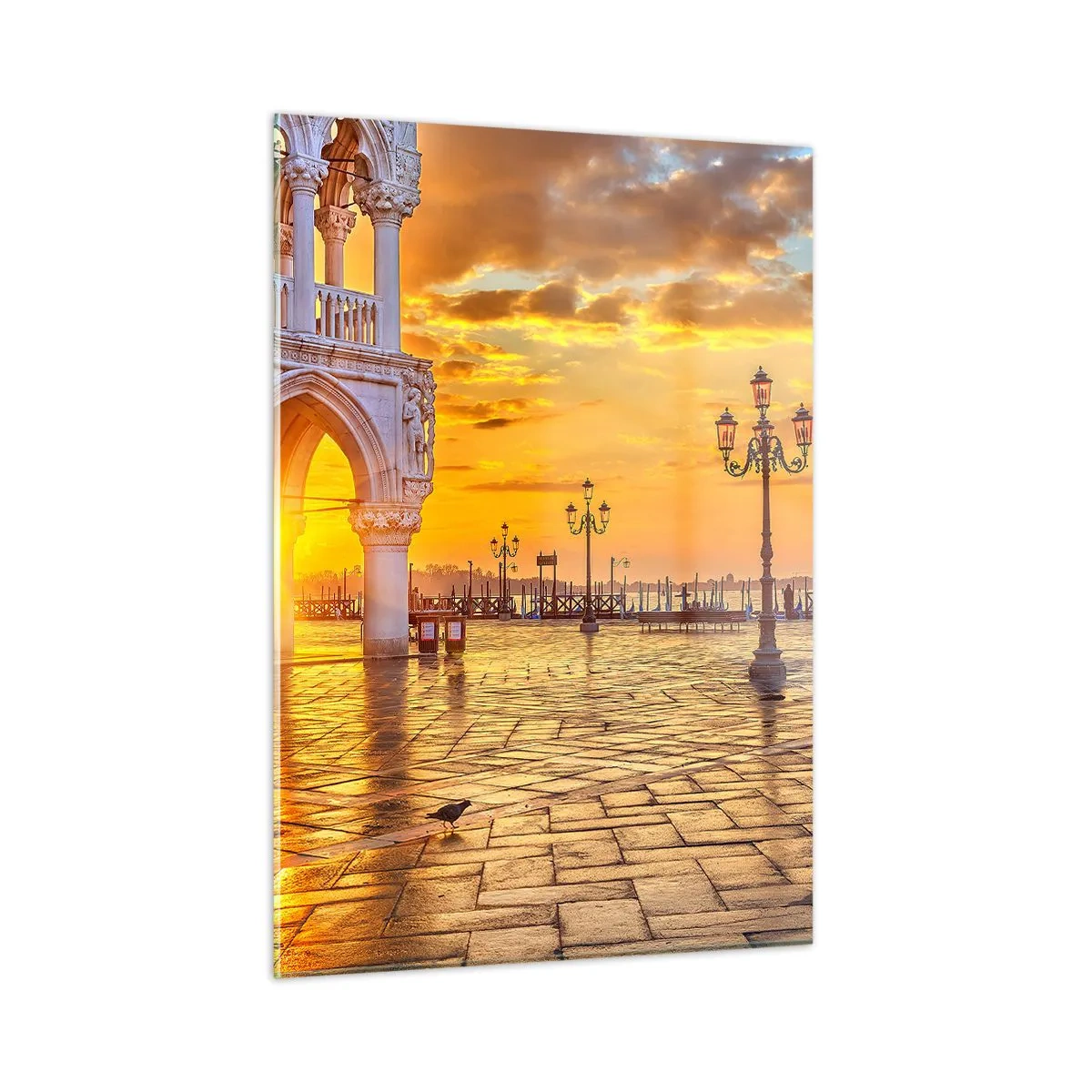Quadro em vidro - Onde está todo mundo? - 50x70 cm