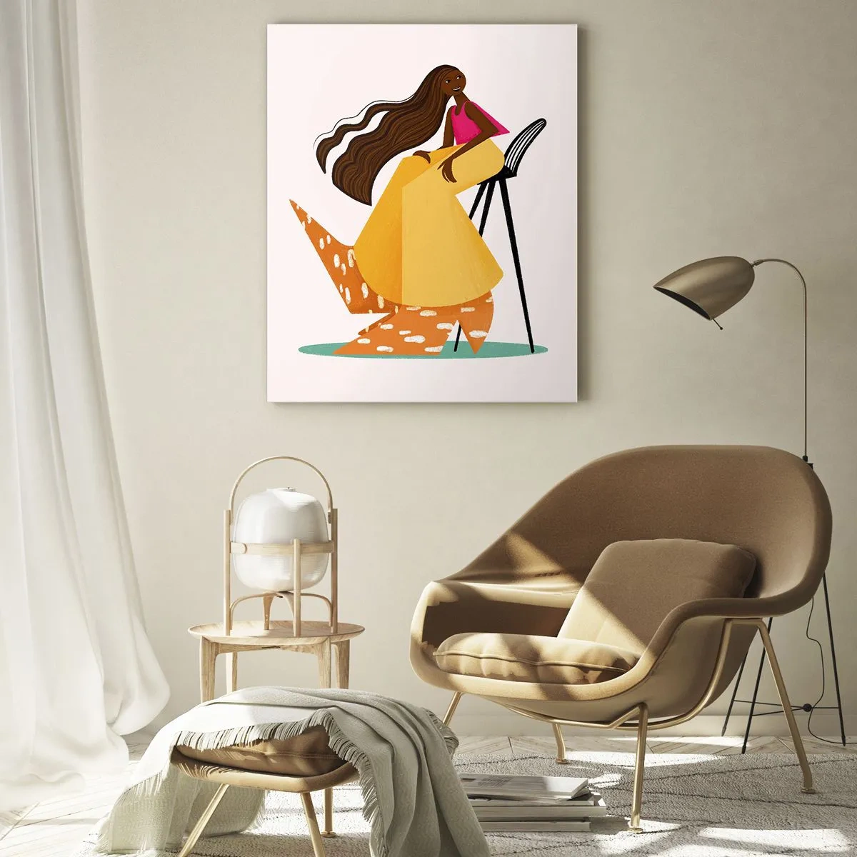 Quadro em vidro - Moda também é divertida - 70x100 cm