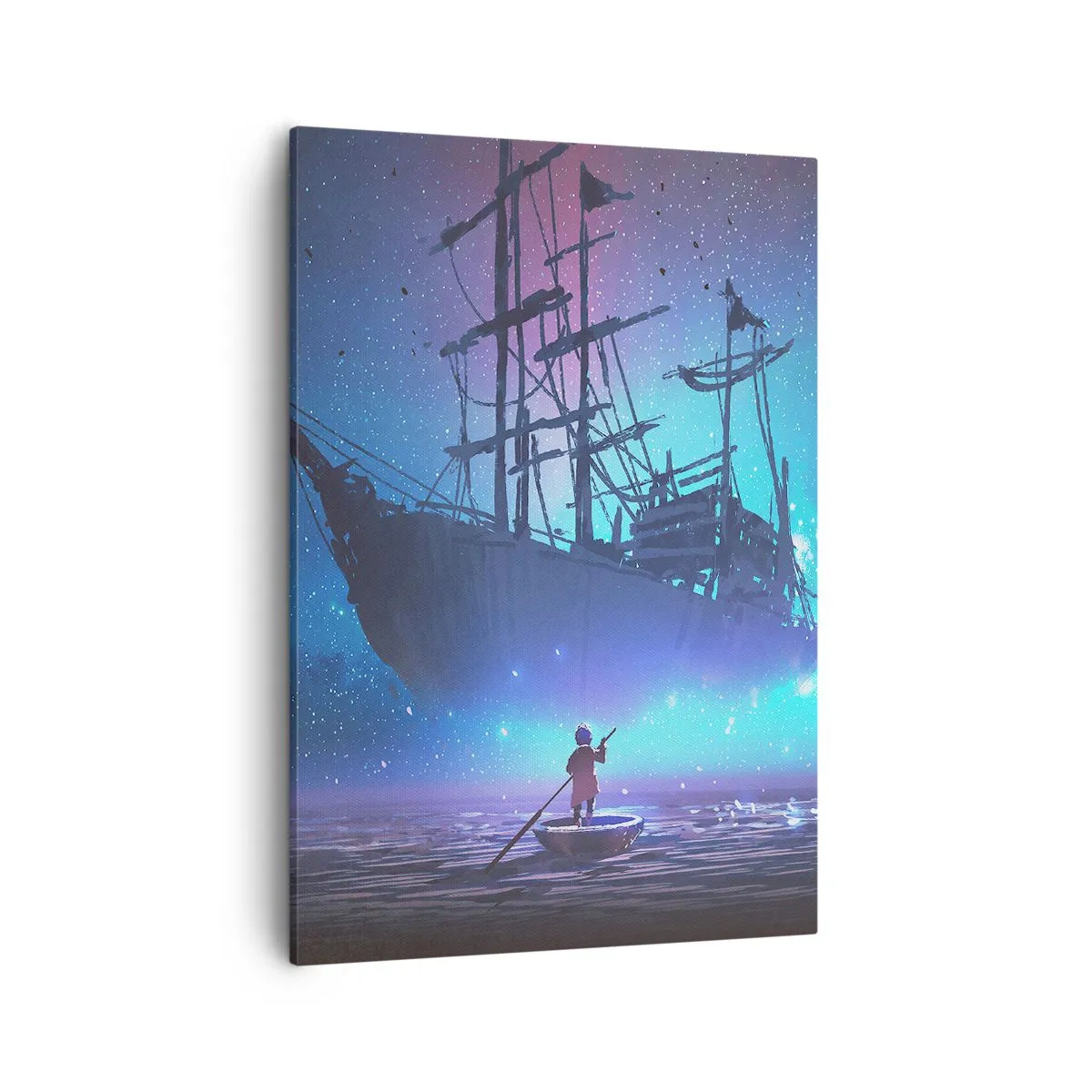 Quadro em tela - Um encontro com o mito do mar - 50x70 cm