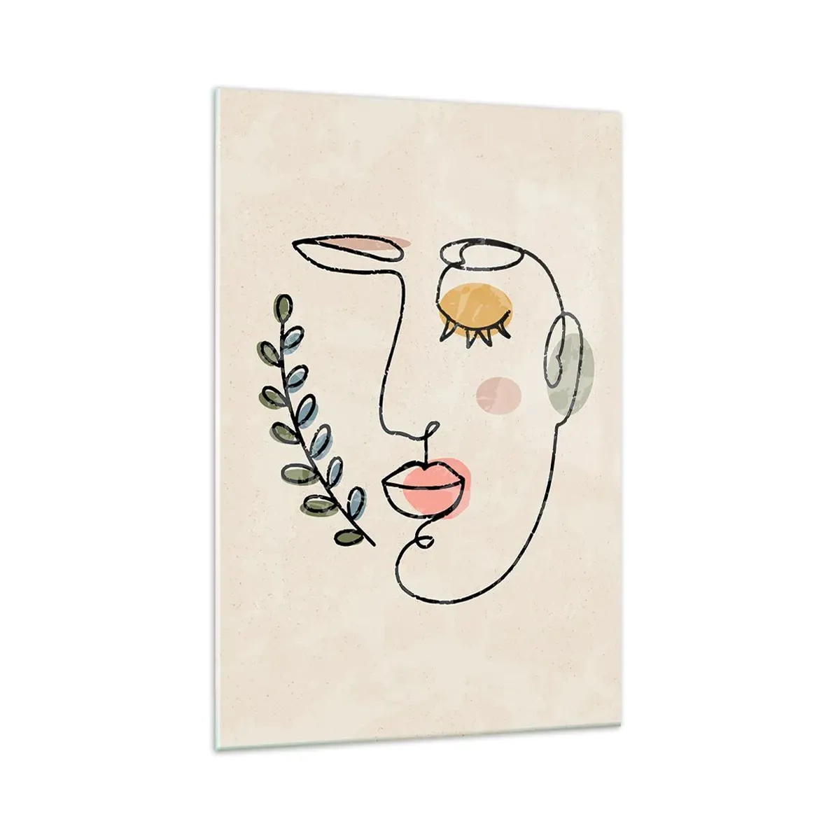 Quadro em vidro - Paz encontrada - 70x100 cm