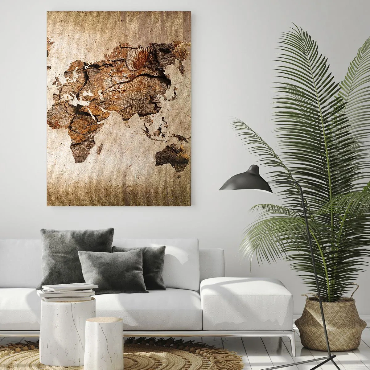Quadro em vidro - Descobrindo o o mundo - 70x100 cm