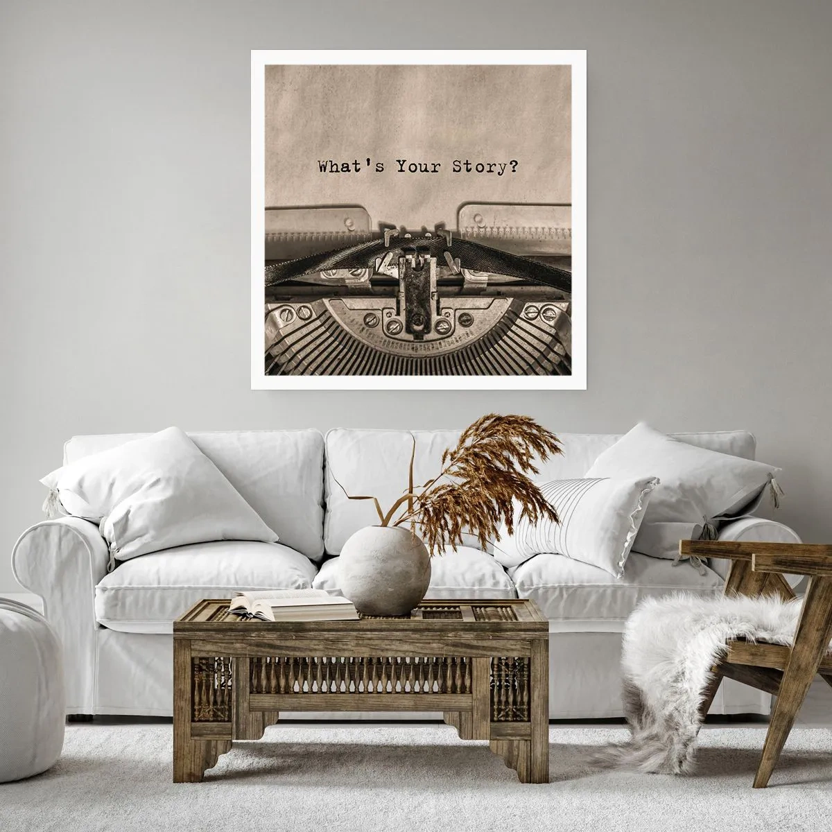 Pôster - Conta-me - 30x30 cm