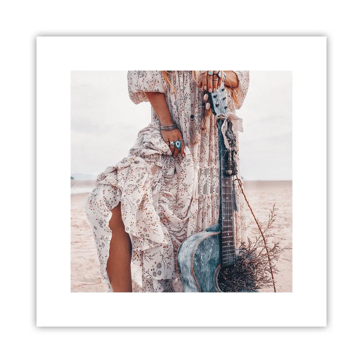 Pôster - Flores a caminho - 30x30 cm