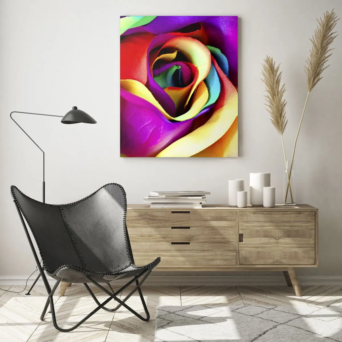 Quadro em vidro - É impossível - 50x70 cm