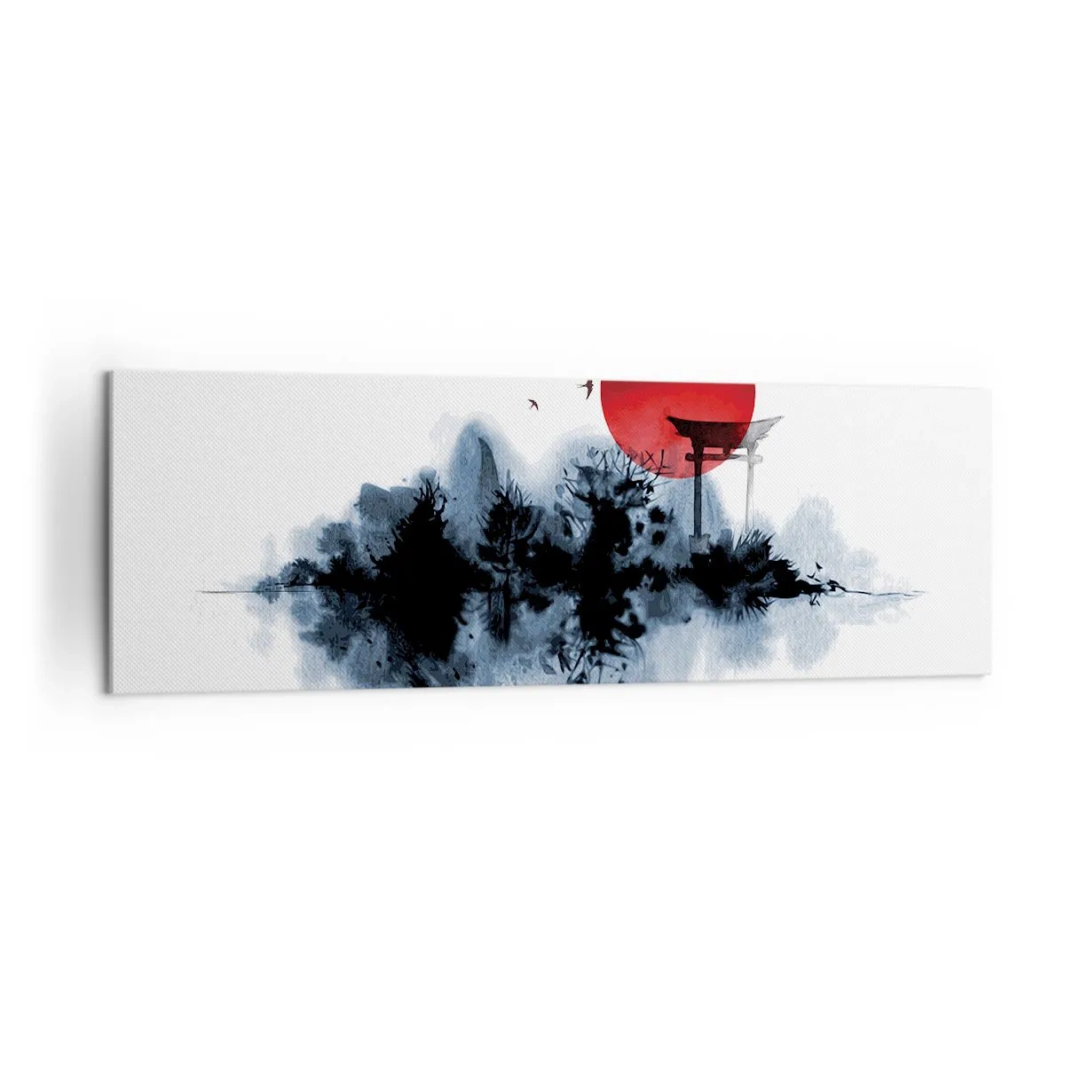 Quadro em tela - Vista japonesa - 160x50 cm