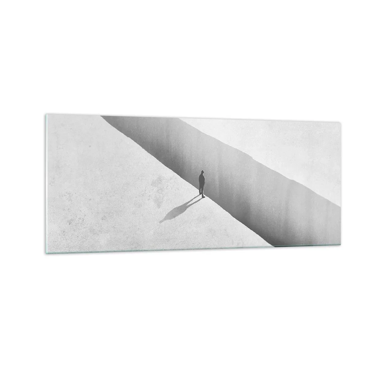 Quadro em vidro - Um objetivo claro - 100x40 cm