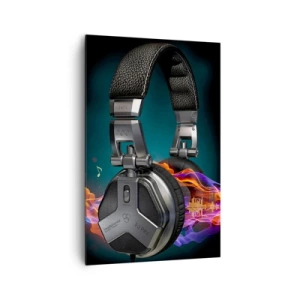 Quadro em tela - No fogo da música - 80x120 cm