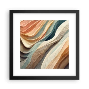 Pôster com moldura preta - O momento antes da mudança - 30x30 cm