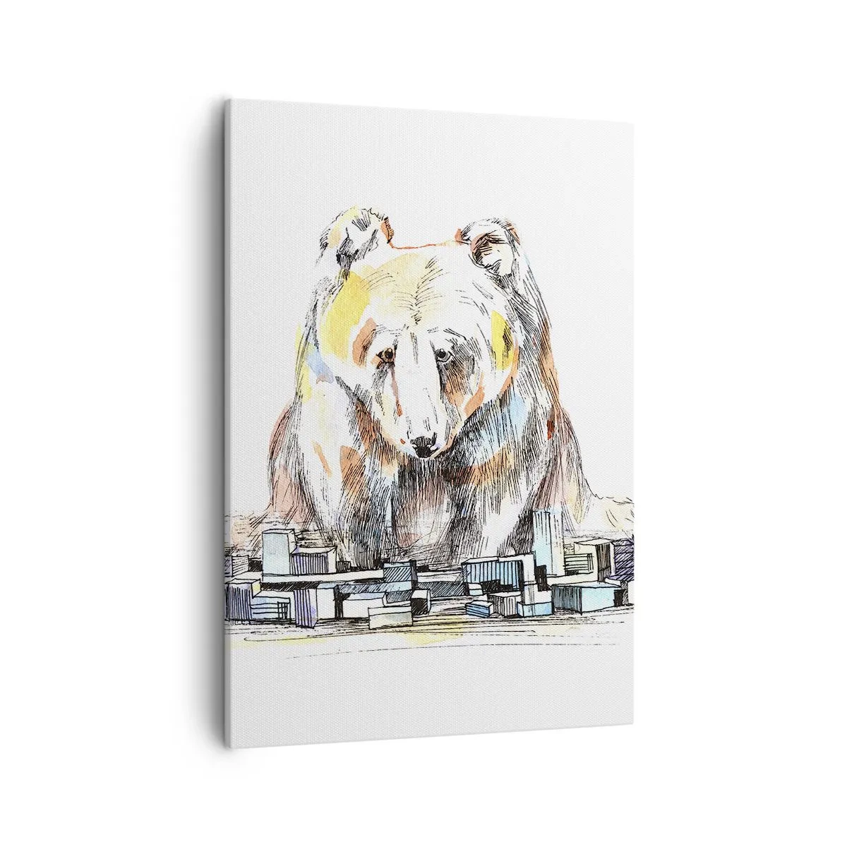 Quadro em tela - Como viver assim? - 50x70 cm