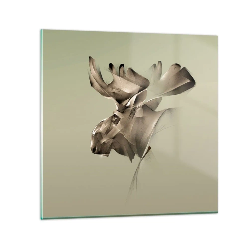 Quadro em vidro - O poder suave da calma - 70x70 cm