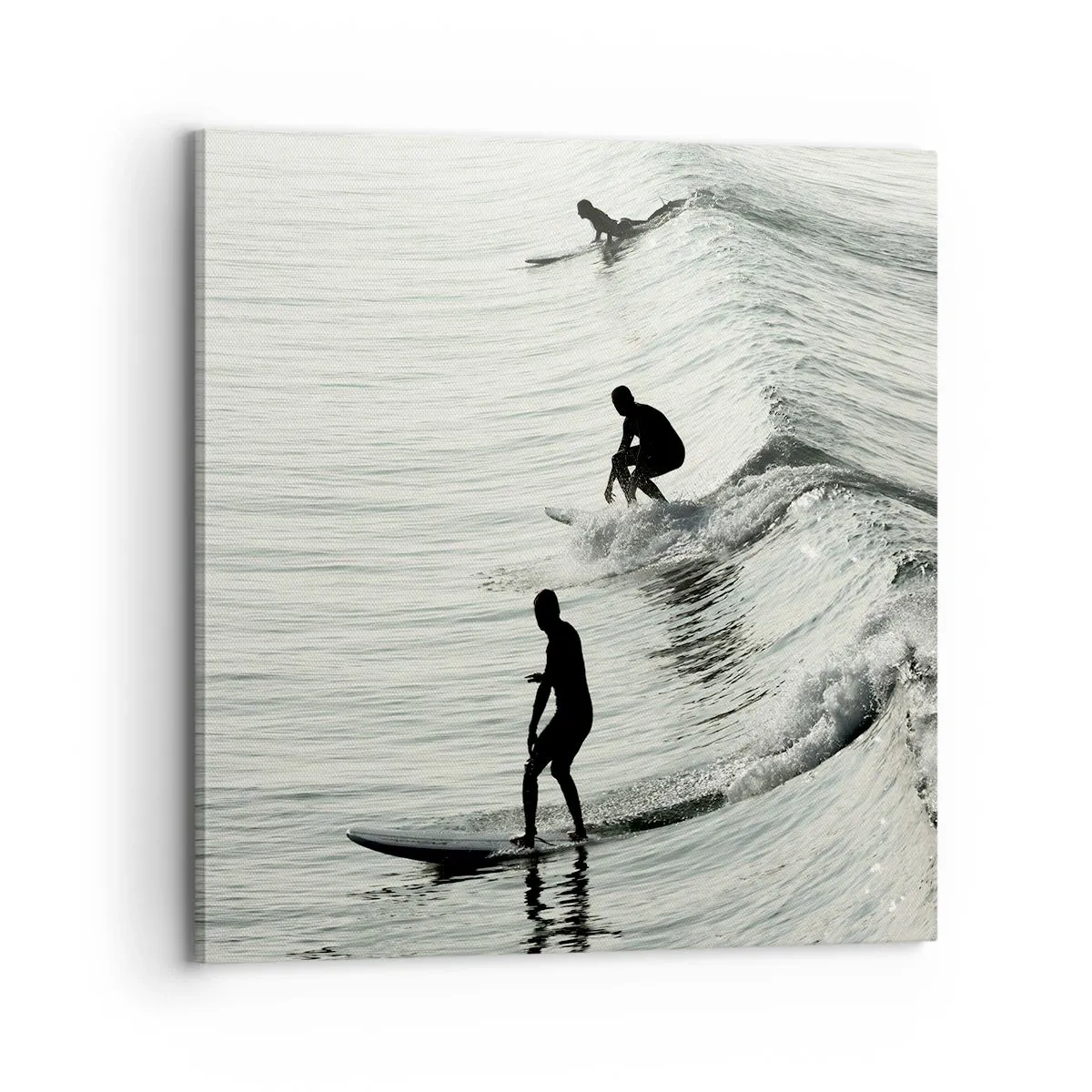 Quadro em tela - Para conhecer a onda - 70x70 cm