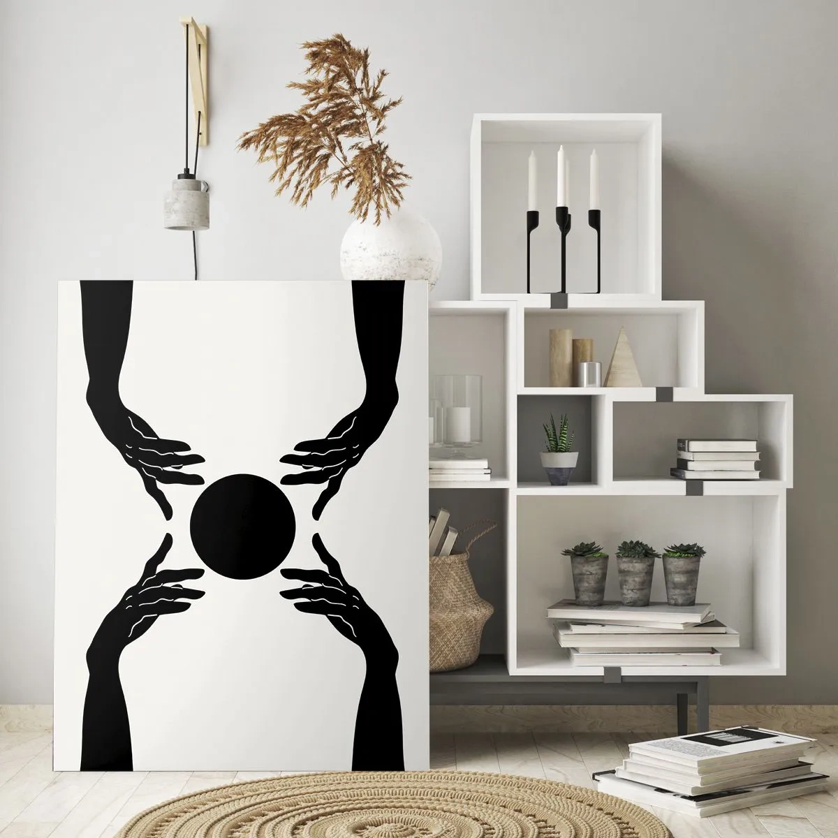 Quadro em vidro - Sinal secreto - 50x70 cm