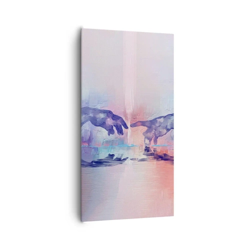 Quadro em tela - Faísca divina da vida - 65x120 cm
