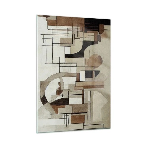 Quadro em vidro - Paisagem urbana 2.0 - 50x70 cm