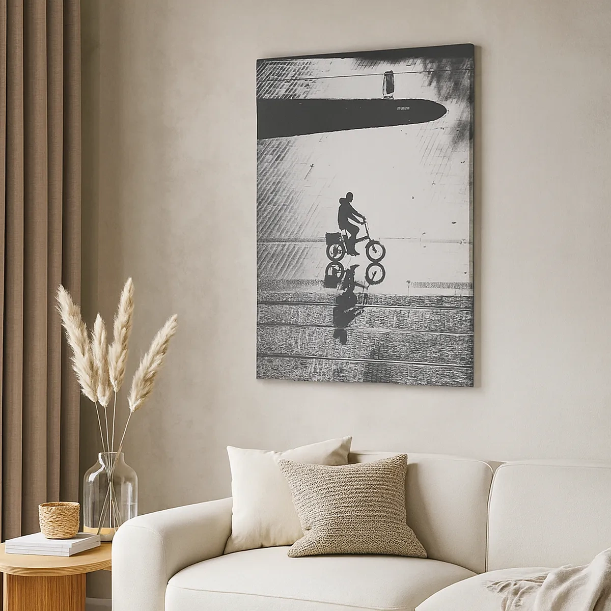 Quadro em tela - Em frente, pela cidade - 50x70 cm